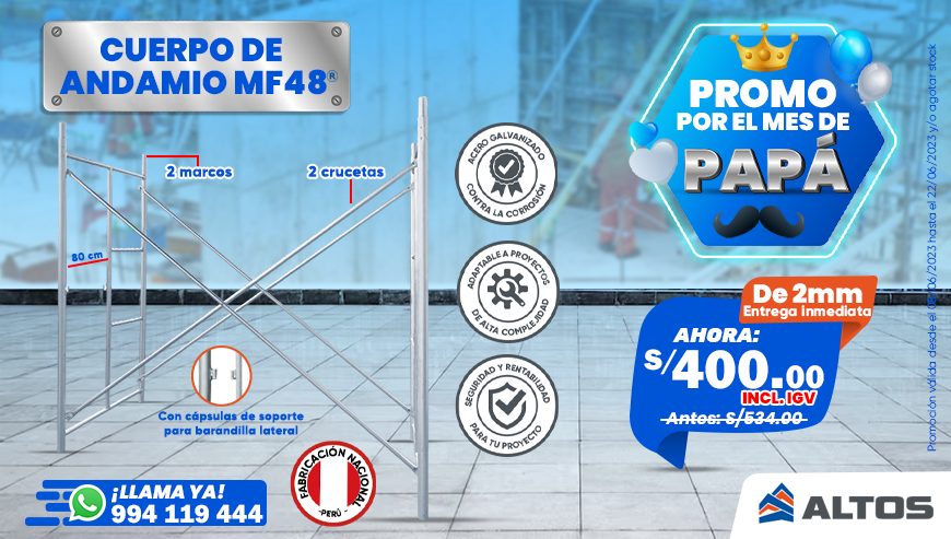Cuerpos de Andamios MF48