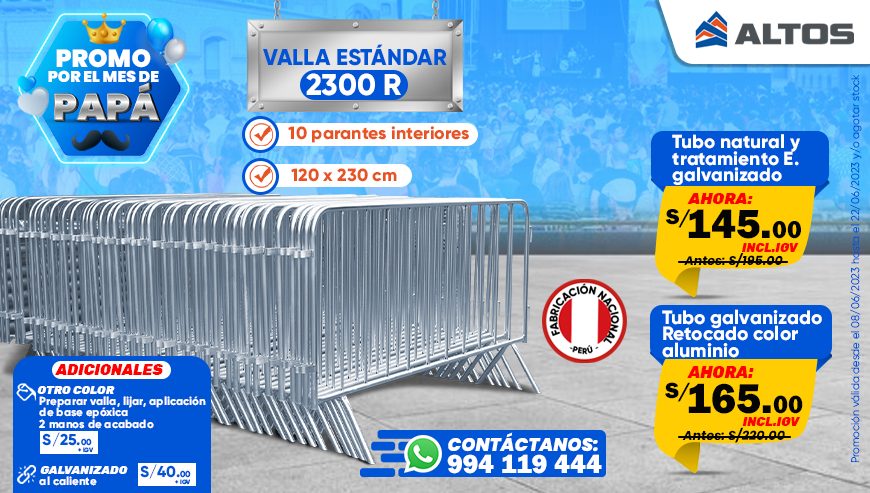 Vallas de Seguridad 2300