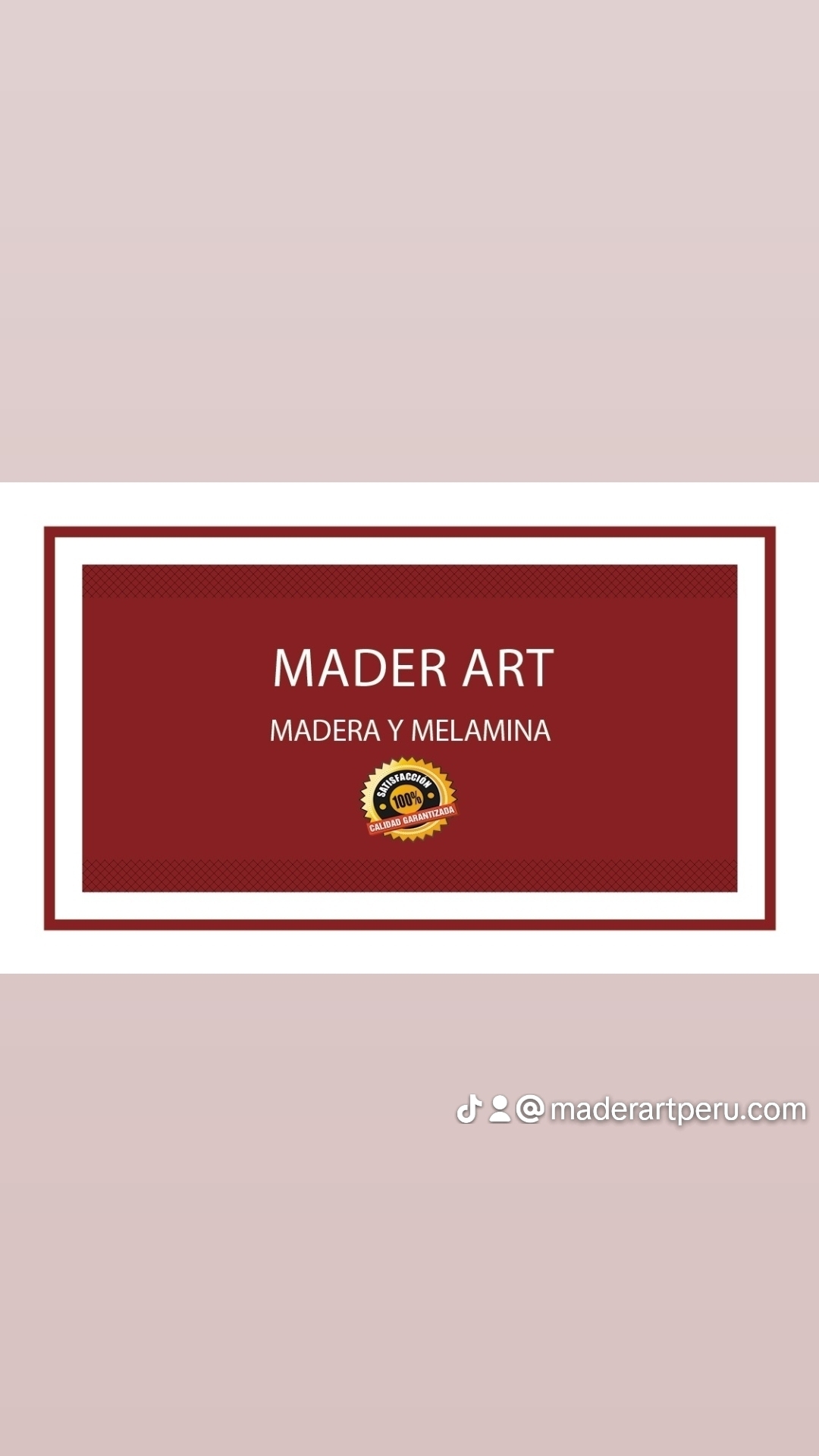 Fabricación de muebles en madera y melamina